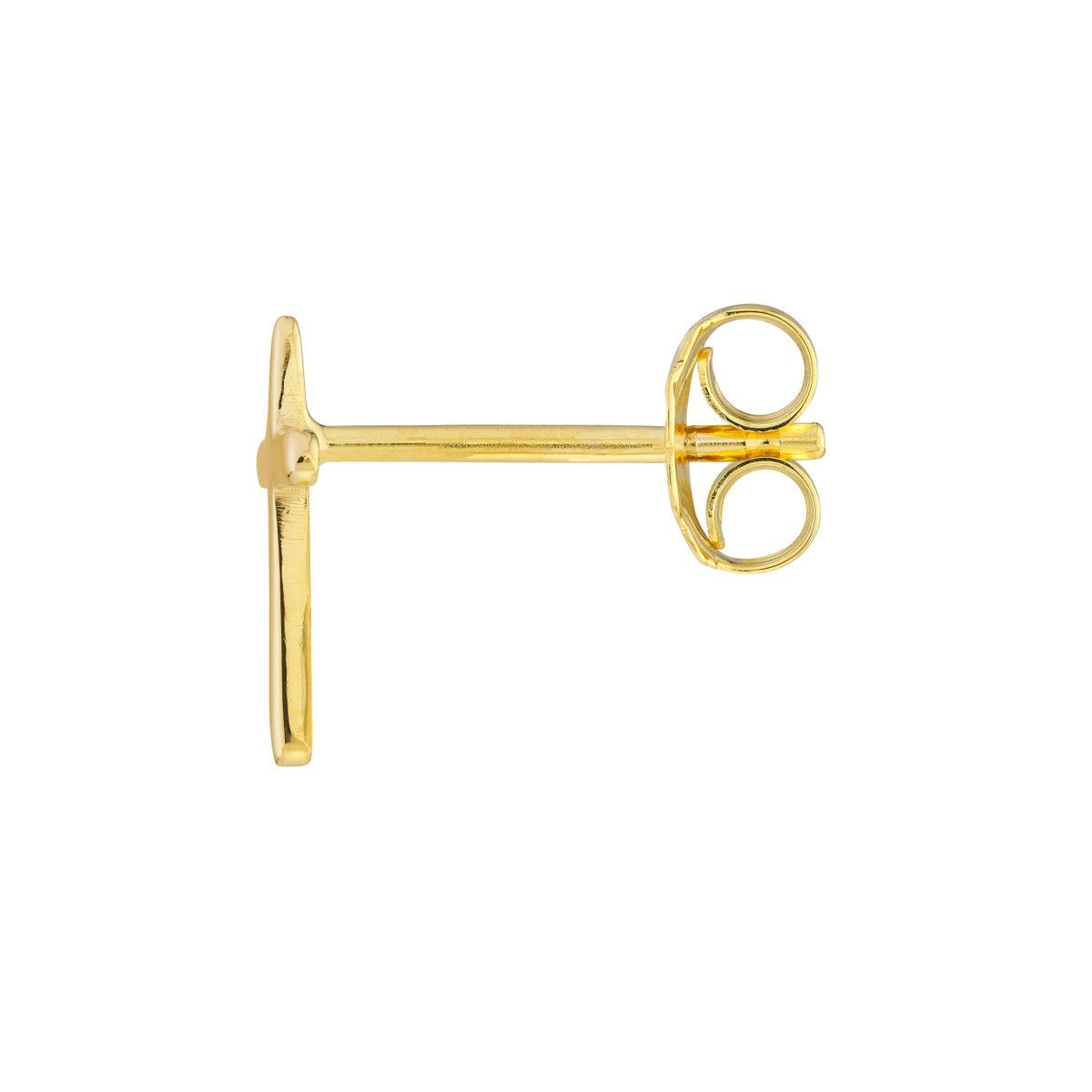 14K Yellow Gold Cross Stud Earrings Birmingham Jewelry Earrings Birmingham Jewelry 
