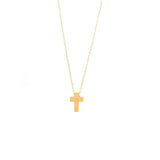 14K Yellow Gold Cross With Diamond Birmingham Jewelry Necklace Birmingham Jewelry 