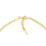 Birmingham Jewelry - 14K Yellow Gold Cross/Mary Dangles on Open Curb Chain Anklet - Birmingham Jewelry