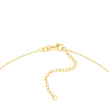 Birmingham Jewelry - 14K Yellow Gold Cut Out Circle w/Dangle Cross Necklace - Birmingham Jewelry