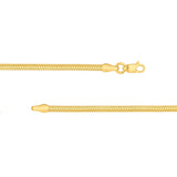 Birmingham Jewelry - 14K Yellow Gold Diamond Circle Snake Necklace - Birmingham Jewelry