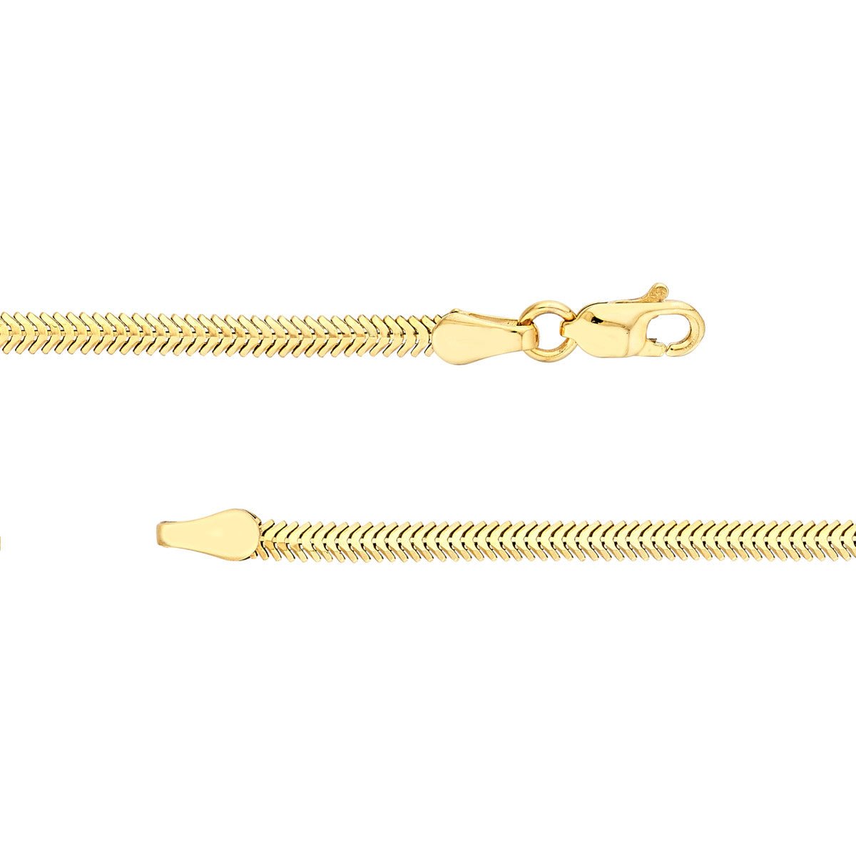 Birmingham Jewelry - 14K Yellow Gold Diamond Circle Station Snake Bracelet - Birmingham Jewelry