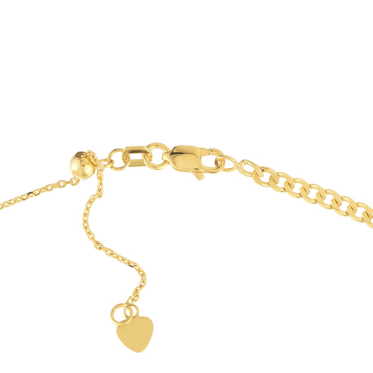 Birmingham Jewelry - 14K Yellow Gold Disc Dangles Open Curb Chain Choker - Birmingham Jewelry