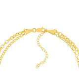 Birmingham Jewelry - 14K Yellow Gold Double Layer Light Oval Rolo Necklace - Birmingham Jewelry