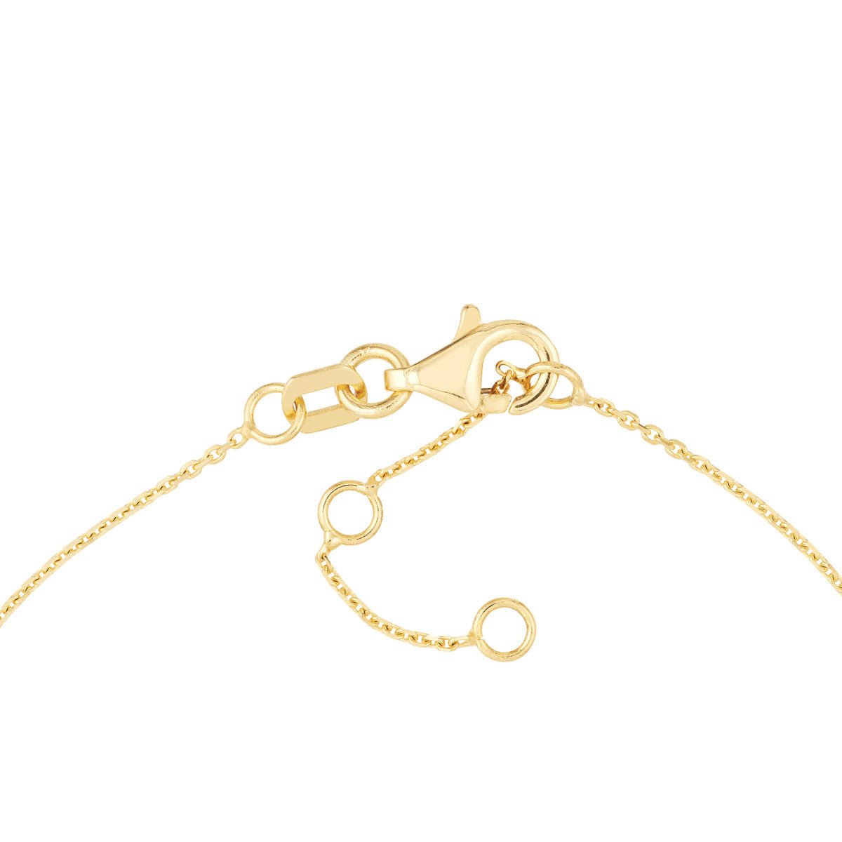 Birmingham Jewelry - 14K Yellow Gold Enamel Evil Eye Station Bracelet - Birmingham Jewelry