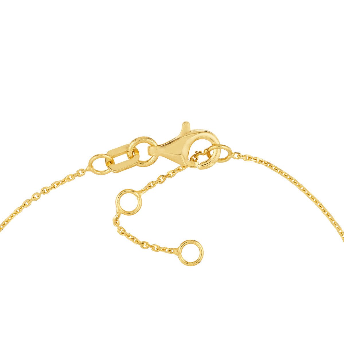 14K Yellow Gold Engravable Simple Heart Bracelet Birmingham Jewelry Bracelet Birmingham Jewelry 