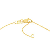Birmingham Jewelry - 14K Yellow Gold Fluted Star Dangle Adjustable Anklet - Birmingham Jewelry