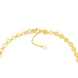Birmingham Jewelry - 14K Yellow Gold Full Disc Anklet - Birmingham Jewelry