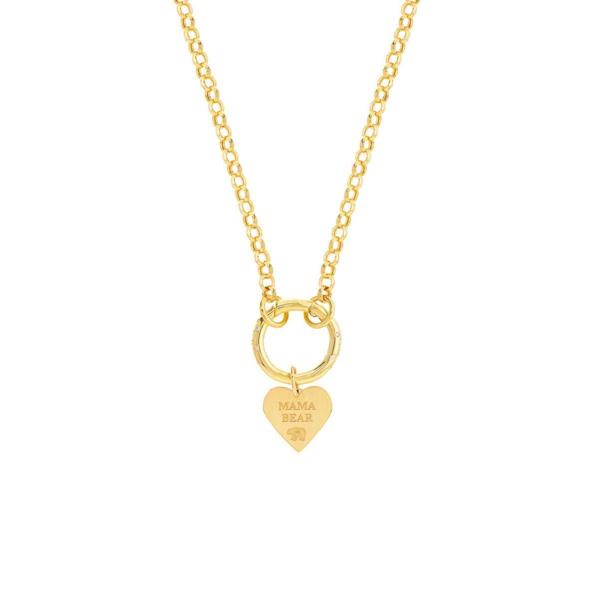 14K Yellow Gold Heart Engravable Charm Birmingham Jewelry Charm Birmingham Jewelry 