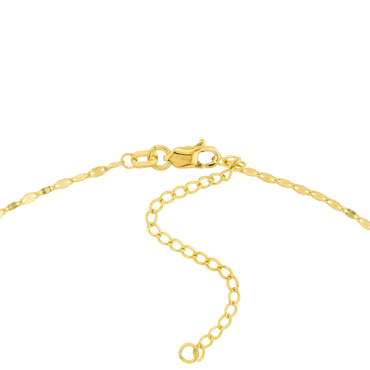 Birmingham Jewelry - 14K Yellow Gold High Polished Crosses Adjustable Lariat Necklace - Birmingham Jewelry