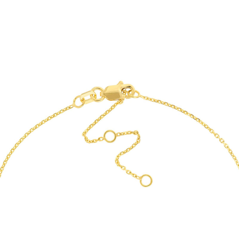 Birmingham Jewelry - 14K Yellow Gold Intertwined Circles Adjustable Anklet - Birmingham Jewelry