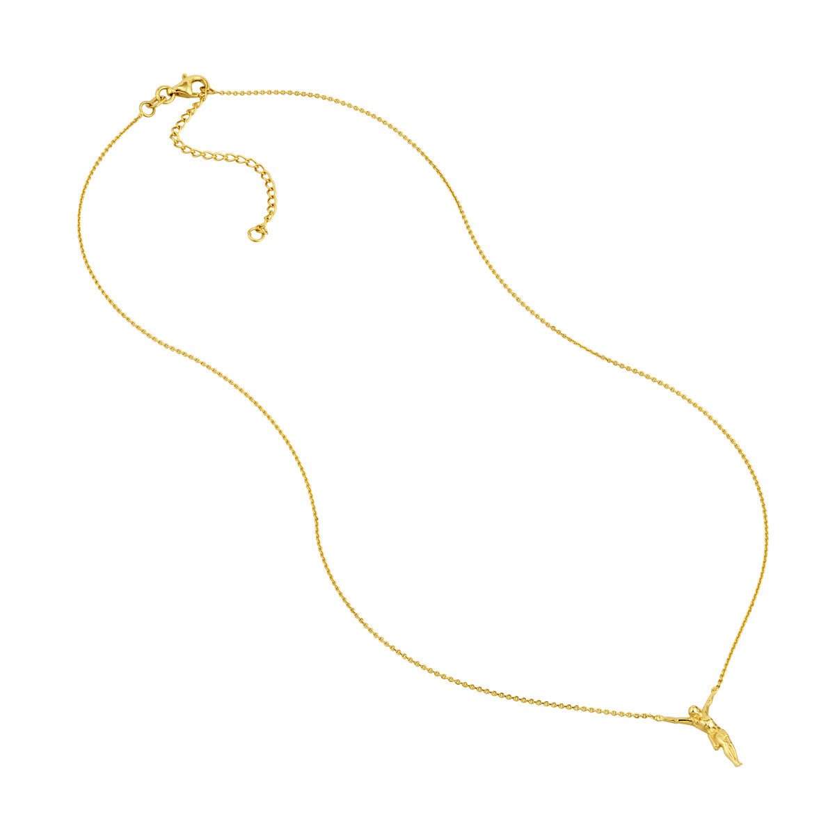 Birmingham Jewelry - 14K Yellow Gold Jesus Christ Necklace - Birmingham Jewelry
