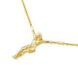 Birmingham Jewelry - 14K Yellow Gold Jesus Christ Necklace - Birmingham Jewelry