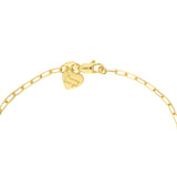 Birmingham Jewelry - 14K Yellow Gold Kid's Paper Clip Chain Bracelet with Disc - Birmingham Jewelry