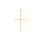 Birmingham Jewelry - 14K Yellow Gold Large Polished Cross Pendant - Birmingham Jewelry