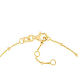 Birmingham Jewelry - 14K Yellow Gold Mama Bear & Puffed Heart Bracelet - Birmingham Jewelry