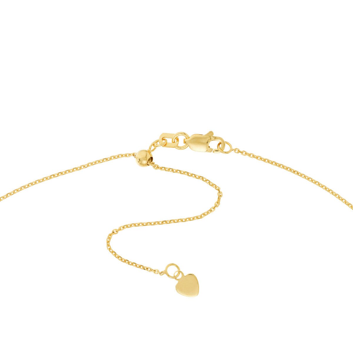 Birmingham Jewelry - 14K Yellow Gold Marquise Stations Adjustable Choker - Birmingham Jewelry
