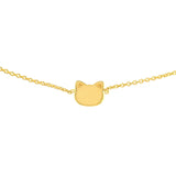 Birmingham Jewelry - 14K Yellow Gold Mini Cat Bolo Bracelet - Birmingham Jewelry