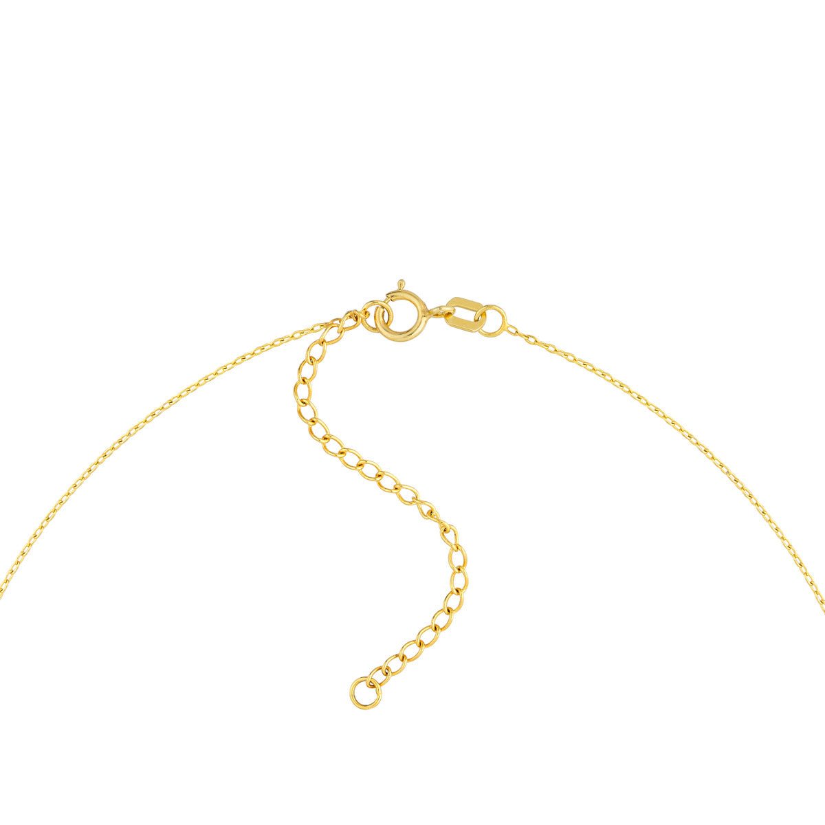 Birmingham Jewelry - 14K Yellow Gold Mini Cross Dangle Necklace - Birmingham Jewelry