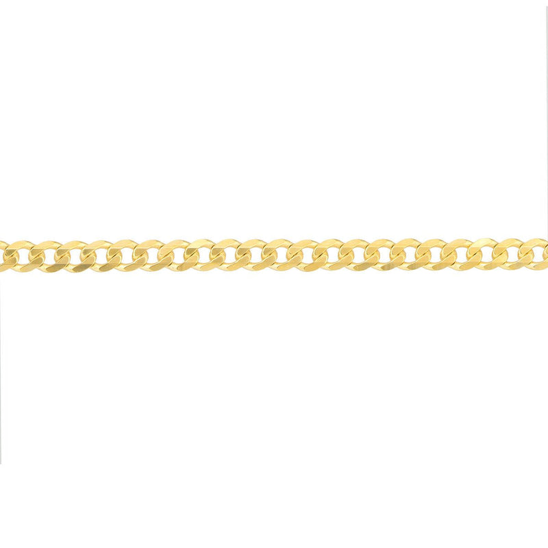 Birmingham Jewelry - 14K Yellow Gold Open Curb Chain Adjustable Anklet - Birmingham Jewelry