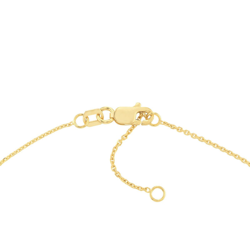 Birmingham Jewelry - 14K Yellow Gold Open Heart Trio Adjustable Anklet - Birmingham Jewelry