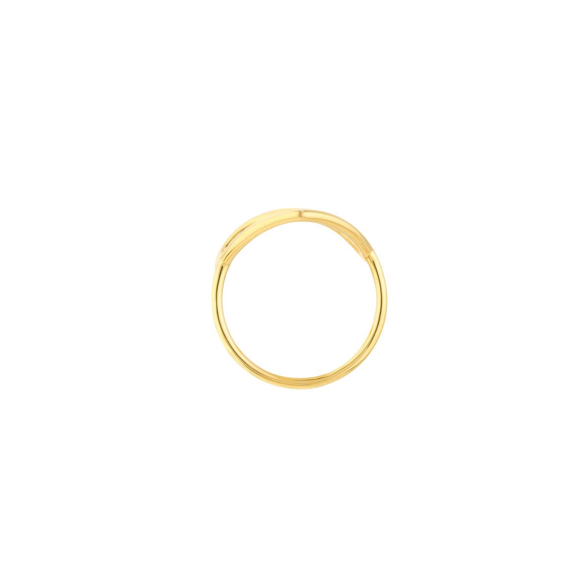 Birmingham Jewelry - 14K Yellow Gold Organic Open Heart Ring - Birmingham Jewelry