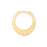 Birmingham Jewelry - 14K Yellow Gold Oval Shape Huggie Earrings - Birmingham Jewelry