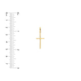 Birmingham Jewelry - 14K Yellow Gold Polished Cross Pendant with Rounded Edges - Birmingham Jewelry
