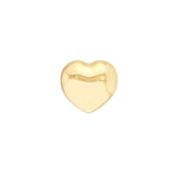 Birmingham Jewelry - 14K Yellow Gold Puff Heart Polished Earrings - Birmingham Jewelry