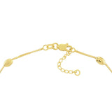 Birmingham Jewelry - 14K Yellow Gold Satin and Polished Bead Adjustable Anklet - Birmingham Jewelry