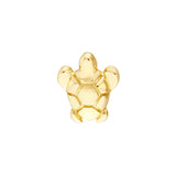 Birmingham Jewelry - 14K Yellow Gold Sea Turtle Micro Stud Earrings - Birmingham Jewelry