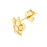 Birmingham Jewelry - 14K Yellow Gold Sea Turtle Micro Stud Earrings - Birmingham Jewelry