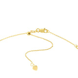 Birmingham Jewelry - 14K Yellow Gold Sideways Cross Open Curb Chain Choker - Birmingham Jewelry