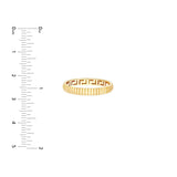 Birmingham Jewelry - 14K Yellow Gold Snake D/C Pattern Band - Birmingham Jewelry