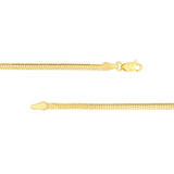 Birmingham Jewelry - 14K Yellow Gold Snake Open Heart Necklace - Birmingham Jewelry