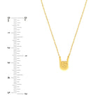 Birmingham Jewelry - 14K Yellow Gold So You ASL I Love You Necklace - Birmingham Jewelry