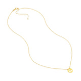 Birmingham Jewelry - 14K Yellow Gold So You Cutout Cherry Mini Disk Adj Necklace - Birmingham Jewelry