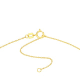 Birmingham Jewelry - 14K Yellow Gold So You Cutout Star Mini Disc Adjustable Necklace - Birmingham Jewelry