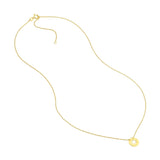 Birmingham Jewelry - 14K Yellow Gold So You Cutout Star Mini Disc Adjustable Necklace - Birmingham Jewelry