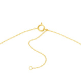 Birmingham Jewelry - 14K Yellow Gold So You Diamond Bezel Half Moon Necklace - Birmingham Jewelry