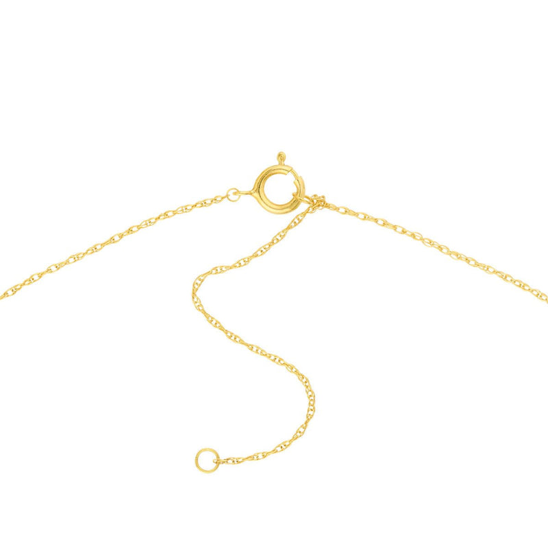 Birmingham Jewelry - 14K Yellow Gold So You Diamond Bezel Half Moon Necklace - Birmingham Jewelry