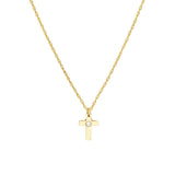 Birmingham Jewelry - 14K Yellow Gold So You Diamond Cross Necklace - Birmingham Jewelry