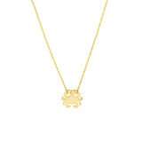 Birmingham Jewelry - 14K Yellow Gold So You Diamond Mini Crab Adjustable Necklace - Birmingham Jewelry