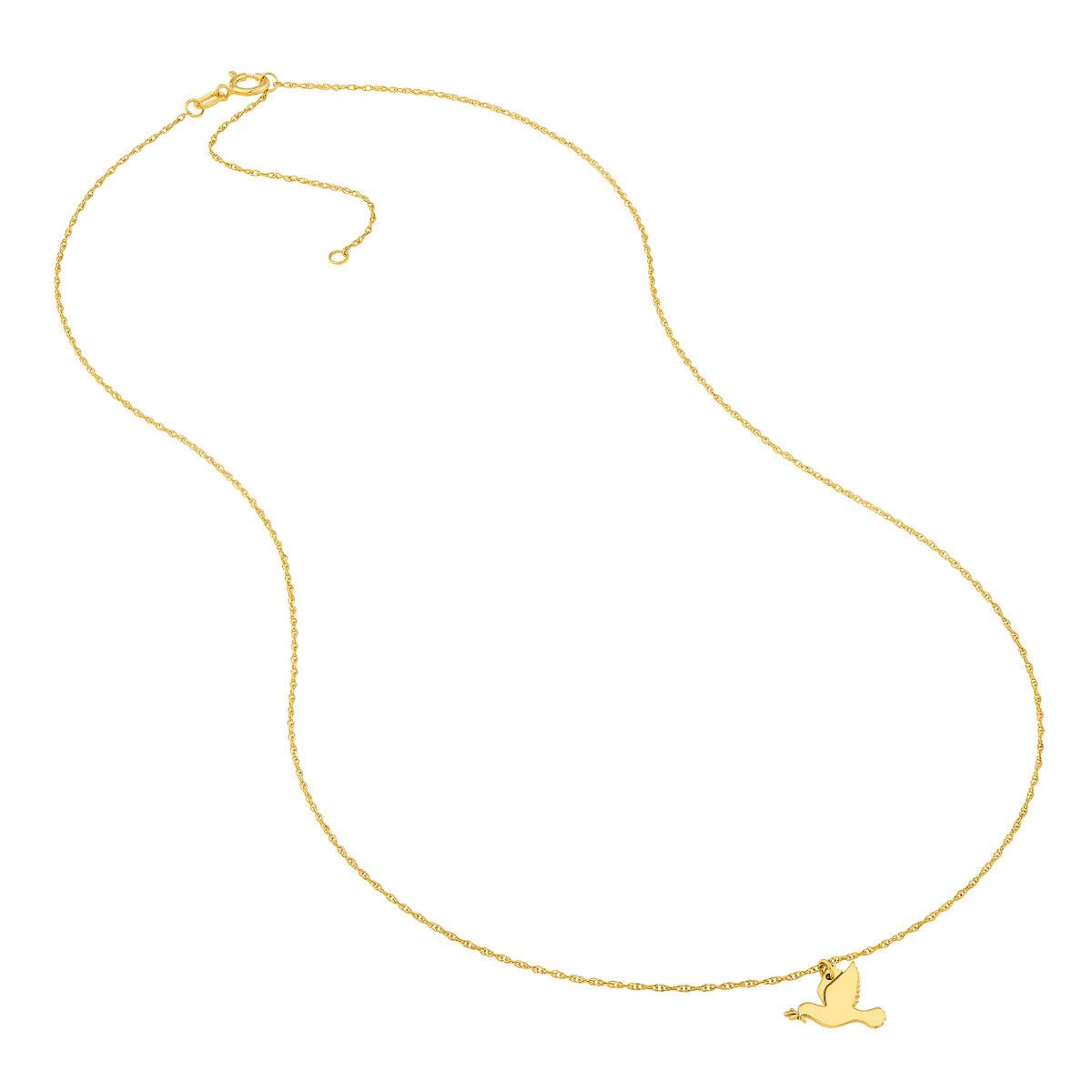 Birmingham Jewelry - 14K Yellow Gold So You Dove Necklace - Birmingham Jewelry