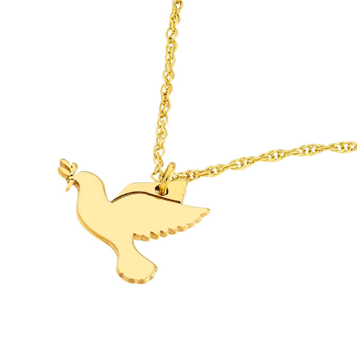 Birmingham Jewelry - 14K Yellow Gold So You Dove Necklace - Birmingham Jewelry