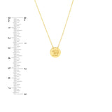 Birmingham Jewelry - 14K Yellow Gold So You Etched Mama Bear Mini Disc Adjustable Necklace - Birmingham Jewelry