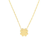 Birmingham Jewelry - 14K Yellow Gold So You Mini 4-Leaf Clover Adj Necklace - Birmingham Jewelry