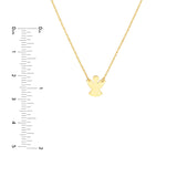 Birmingham Jewelry - 14K Yellow Gold So You Mini Angel Adjustable Necklace - Birmingham Jewelry