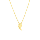 Birmingham Jewelry - 14K Yellow Gold So You Mini Angel Wing Adjustable Necklace - Birmingham Jewelry