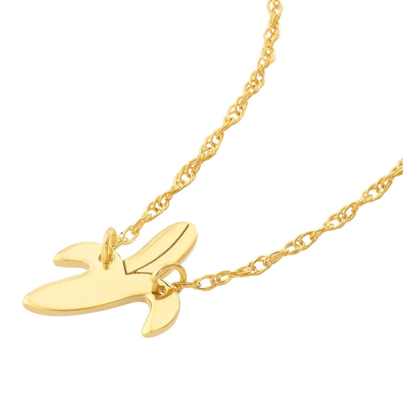 Birmingham Jewelry - 14K Yellow Gold So You Mini Banana Adjustable Necklace - Birmingham Jewelry